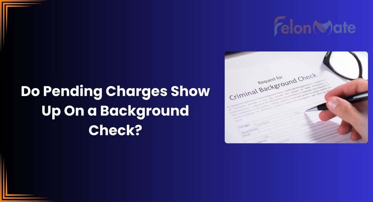 Do Criminal Charges Show On Background Checks Do Pending Charges Show Up On A Background Check? | Felon Mate